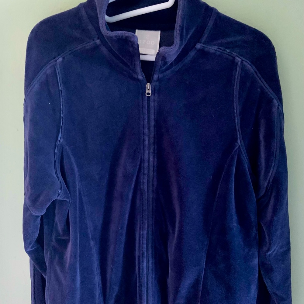 Izod velour jacket